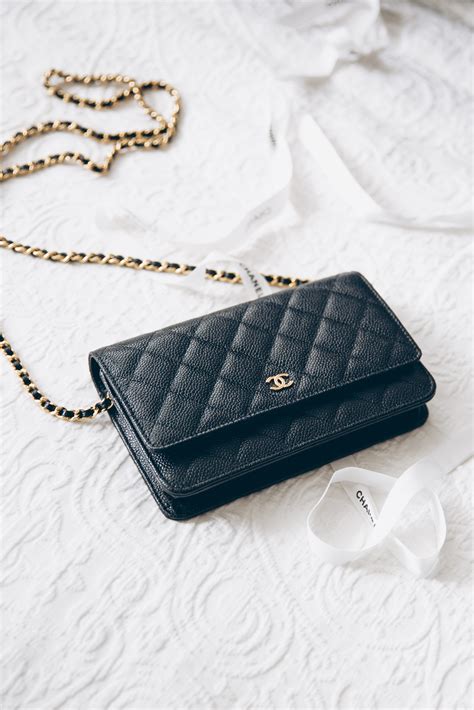 chanel wallet handbag|Chanel wallet bag with chain.